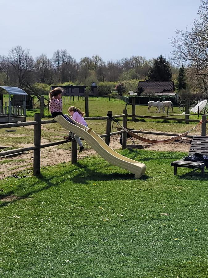 Slapen Tussen De Ezels In De Yurt Hotel Aarschot Exterior foto